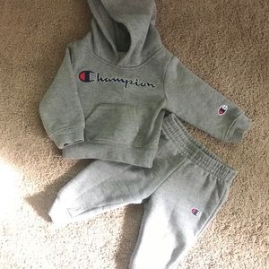 Champion 2 Piece Hoodie and Sweats for Baby